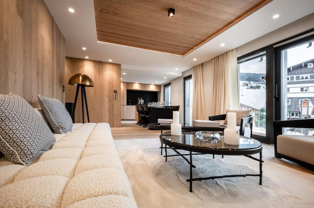 Ecrin Blanc - Appartement Haut De Gamme - Balcon Avec Vue - Centre De Megève Exterior foto