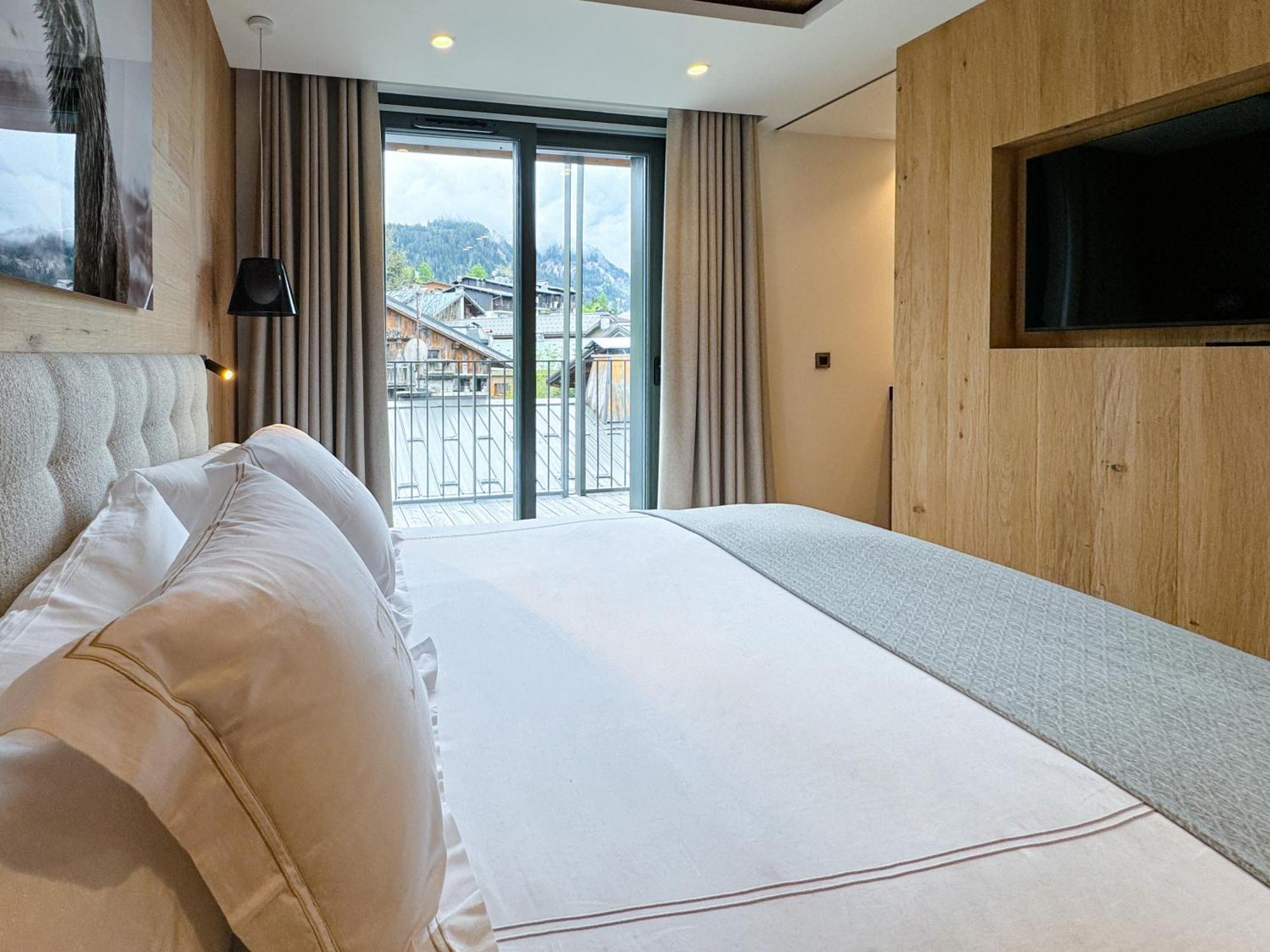 Ecrin Blanc - Appartement Haut De Gamme - Balcon Avec Vue - Centre De Megève Exterior foto