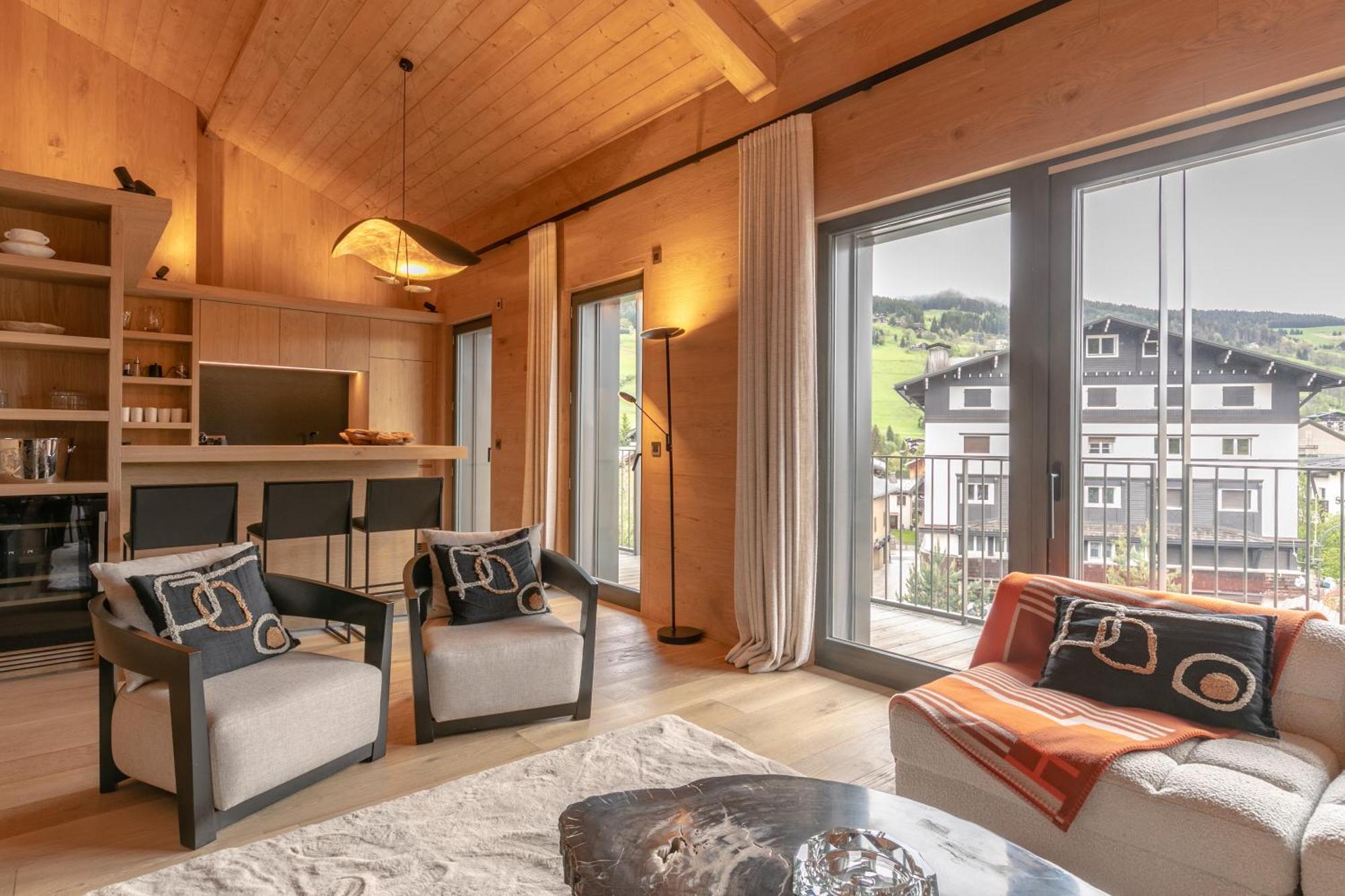 Ecrin Blanc - Appartement Haut De Gamme - Balcon Avec Vue - Centre De Megève Exterior foto